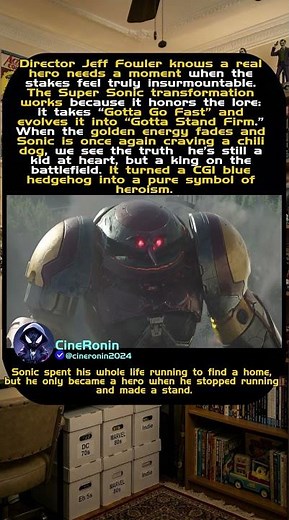 The Scene That Made Sonic a True Movie Hero