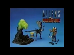 Aliens vs. Predator: Alien Queen Lair playset (Kenner commercial, March 1994)