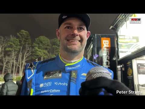 Shane van Gisbergen after Leading Laps at Bowman Gray Stadium