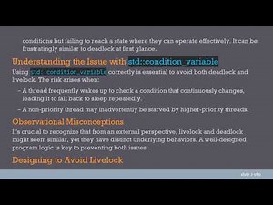 Understanding the Risks of std::condition_variable in C+ + : Deadlock or Livelock?