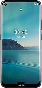 Nokia 3.4 | Android 10 | Unlocked Smartphone | 2-Day Battery | US Version | 3/64GB | 6.39-Inch Screen | Triple Camera | Fjord Blue