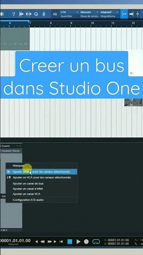 Comment Créer Un Bus Audio Dans Studio One (toutes versions) • Shorts