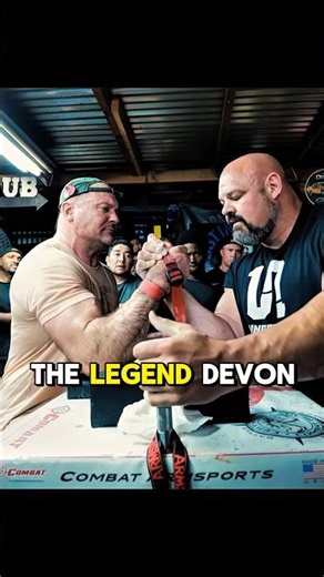 Can Brian Shaw Beat Devon Larratt? 🤯 #armwrestling #shorts