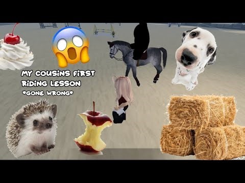 My cousins first riding lesson! *Gone wrong* 😱 (srry for lazy vid) #fyp #viral #funny
