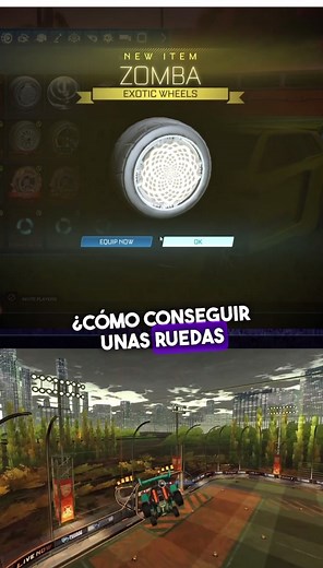 Cómo conseguir ruedas zumbas blancas en Rocket League