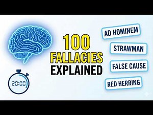 100 Logical Fallacies Explained in 20 Minutes (with Real Examples!)