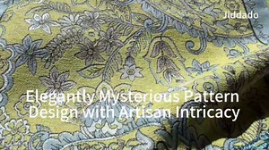 Luxury Vintage Yellow Floral Table Runner 83in Long - Embroidery Jacquard Fabric with Multi-Tassels, Dining Room Dresser Decor for Wedding Holiday Party Fireplace (Tail Yellow, 13.7"x83")