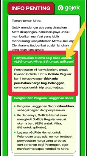 potongan 8% hanya layanan ride/penumpang #ojol #fyp #viral #lewatberanda #fyppppppppppppppppppppppp
