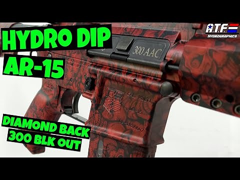 Hydro Dip AR-15 Pistol - Reduced Insanity - ATF Hydrographics