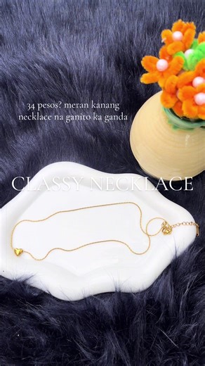 34 pesos lang to be ganda neto#necklace#classynecklace#jewelry#nontarnishjewelry