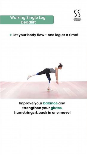 Walking Single Leg Deadlift 🦵 | Balance, Strength & Mobility Booster!