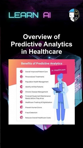 Overview of Predictive Analytics in Healthcare #ai #artificialintelligence #machinelearning #aiagent
