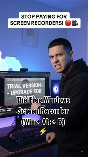 The SECRET Screen Recorder Built into Windows! 🎥⚡ #Shorts