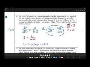 BC Calc 7.1-7.2