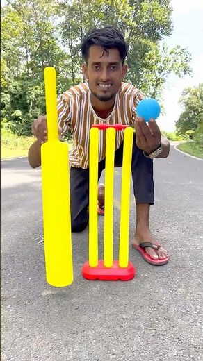 Cricket kit set unboxing and playing 😱🔥