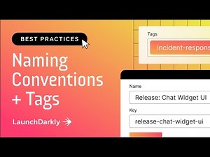 Best Practices: Naming Conventions and Tags