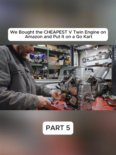 We Bought the CHEAPEST V Twin Engine on Amazon and Put It on a Go Kart #CHEAPEST #GoKart