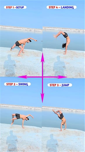 Back Handspring Tutorial | Easy & Safe 💯 #shorts #backhandspring #backflip