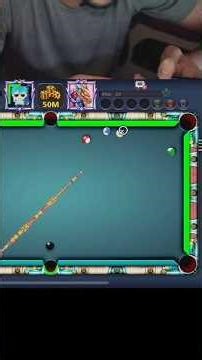 INDIRECT 8 Ball Clearance 50M Table‼️😳 #8ballpool #8bp #gaming #billiards #miniclip