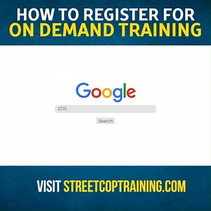 13 reactions | Here's how to register for our On Demand training sessions ^ | Street Cop Training | Facebook