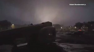 WATCH: Incredible video shows transformers exploding after a tornado hit Clearwater, Florida. | Good Morning America