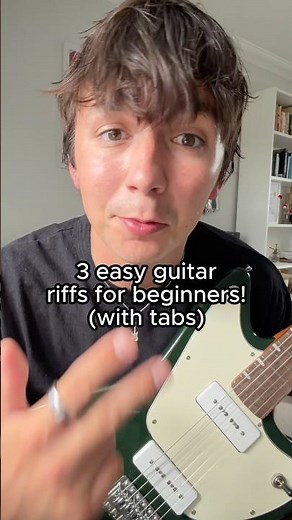 3 easy guitar riffs for beginners with tabs! 🎸 #guitarriffs #guitartabs #acdc