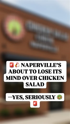 🚨🐔 NAPERVILLE’S ABOUT TO LOSE ITS MIND OVER CHICKEN SALAD—YES, SERIOUSLY 🥗🚨 Yep, it’s happening: Chicken Salad Chick is finally hitting Naperville (Block 59)—and they’re giving away free chicken salad for a year because why not? 🍗🤯 📌 QUICK & CLUCKING DETAILS: • 📍 Location: 2835 Aurora Ave, Suite 113 (Block 59 by Rt-59 & Aurora) • 🎉 Grand Opening: Tuesday, Nov. 4 @ 10:30 AM • ⏰ Hours: Mon–Sat 10:30 AM–8:00 PM (Closed Sundays, because chickens deserve rest, too) • 👩‍🍳 Franchisee: Naperv