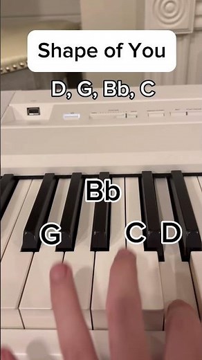 Shape of You Tutorial Easy! #piano #pianotutorial #easy