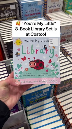 🥰 “You’re My Little” 8-Book Library Set is at Costco! This set includes 8 rhyming board books from the best selling series “You’re My Little”! Two of the included books are the CUTEST holiday themed “You’re My Little Pumpkin Pie” & “You’re My Little Christmas Cookie”! ❤️ This would make a fantastic holiday gift for the little ones! 🛒 Find this set in the children’s book section at Costco NOW! #costco #CostcoBookFinds #youremylittle