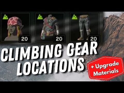 Full Climbing Gear Set Locations in BOTW + Upgrading Guide