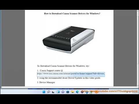 Download Canon Scanner Drivers for Windows 11/10/8/7