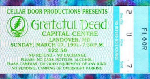 Grateful Dead Play "Rubin And Cherise" For The First Time On St. Patrick's Day 1991 [Listen]