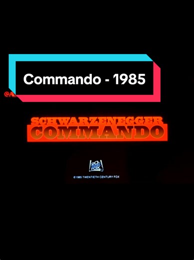 Commando - 1985 #commando #trailer #arnoldschwarzenegger #anos80 #filmeseseries