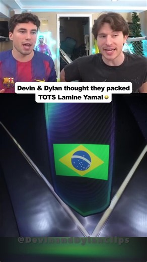 They thought this was the one #devinanddylan #devincaherly #packopening #lamineyamal #fc26