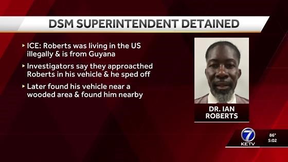 Superintendent of Iowa's largest school district detained by ICE