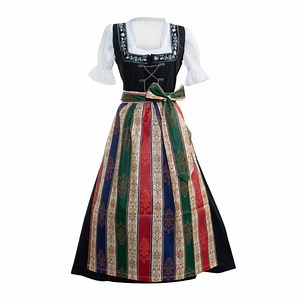 Authentic Dirndl Maxi Bavarian Majesty | Royal German Dress Includes Apron - Etsy