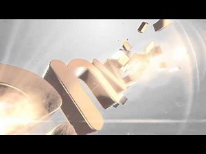 3D Gold And Silver Shatter Logo