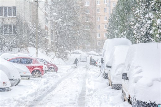 Three tips on storing your car during a snowstorm