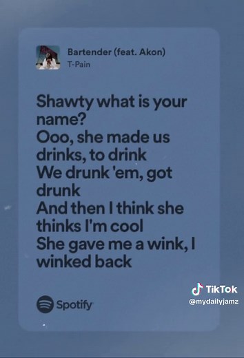 T-Pain: Bartender Lyrics and Music Video
