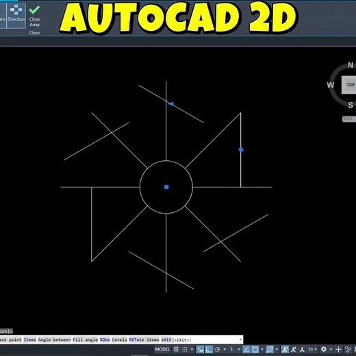 how to draw object 2d in autocad