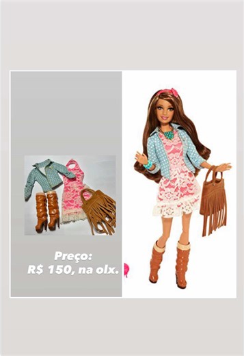 Mattel acessórios vestido, casaco, botas e bolsa da barbie style luxo teresa 2014 original coleção VENDA DE BARBIES - ENJOEI E OLX 🛍️ PREÇO: R$ 150 👉🏻 Para mais informações sobre a compra e a condição da boneca, acesse as Lojinhas da Lu nas plataformas Enjoei e OLX! - Link para compra pelo ENJOEI: https://www.enjoei.com.br/@luciane-055781 - Link para compra pela OLX: https://www.olx.com.br/perfil/luciane-0563013a #barbie #barbiegirl #barbiefashionista #barbiearticulada #barbietiktok