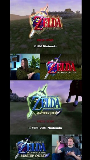 Legend of Zelda: OOT Master Quest vs Original Gameplay