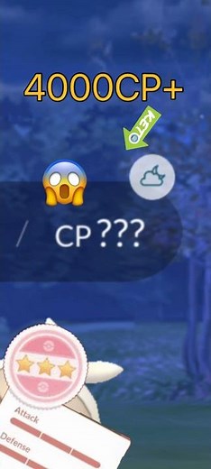 OMG 😱Almost 4000CP Fully Evolved Wild Spawn in #pokemongo
