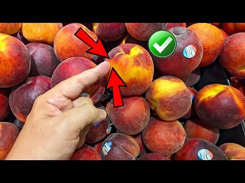 How to choose a sweet, ripe, perfectly juicy peach and nectarine at the grocery store