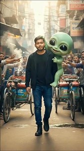 Alien on the city street! Everyone stopped and stared 😱 | Alien in Real Street Prank