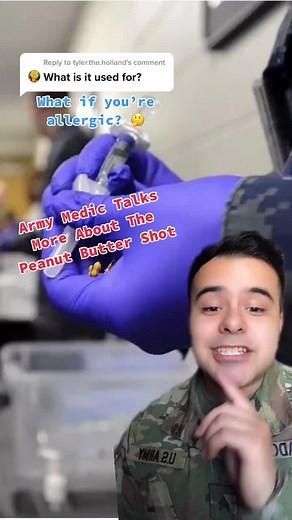 What is the Peanut Butter Shot in the Military?