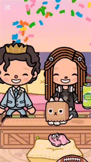 The Prince Loves a Tomboy 👑❤️ #tocaboca #tocalifeworld #love #story #wow #prince #tomboy #shorts