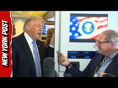 New York Times Reporter Awkwardly Grins as Trump Calls Him 'Fake' and Accuses Him of Treason