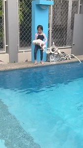Pati pet nia ang galing narin 👏❤️ #kids #LetsPlay #petlovers #doglover #trendingreels #reelsfacebook #fypシ゚ #follower #everyone #kidsfun #swimming #kidsactivities #highlights @highlight | Maricel Torrence