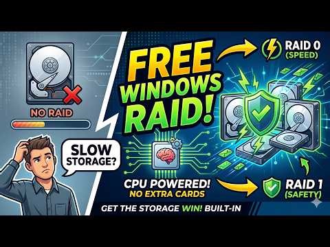 CompTIA A+ Study Song - Windows Software RAID & Storage Spaces Explained!